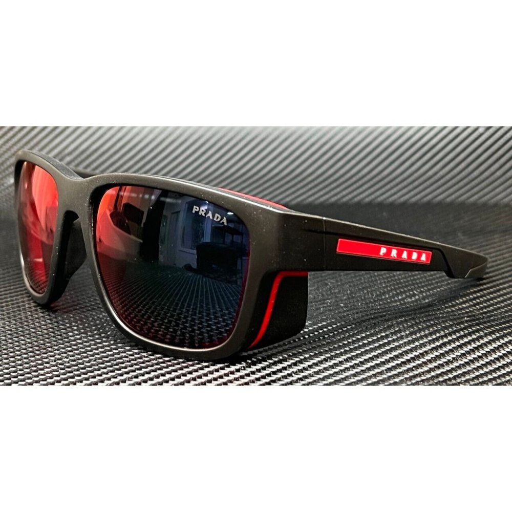 Prada Black Mens 59mm Sunglasses New With Box